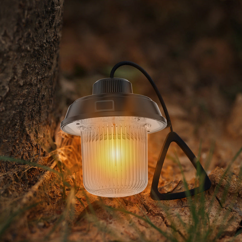 Illuminate Your Adventures with the Retro Multi Function Rechargeable Camping Lantern Lamp